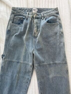 Princess Polly Light Blue Carpenter Jeans